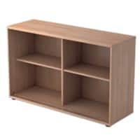 Hammerbacher Matrix Schuifdeurenkast Gemelamineerde spaanplaat 1 Plank 1.200 x 400 x 748 mm Walnoot Bruin