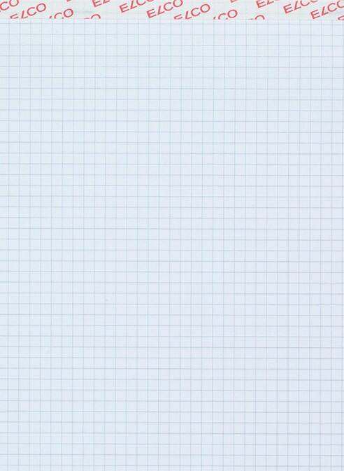 Elco Notitieblok A5 Geruit Gelijmd Wit Geperforeerd 200 Pagina's 10 Stuks à 100 Vellen