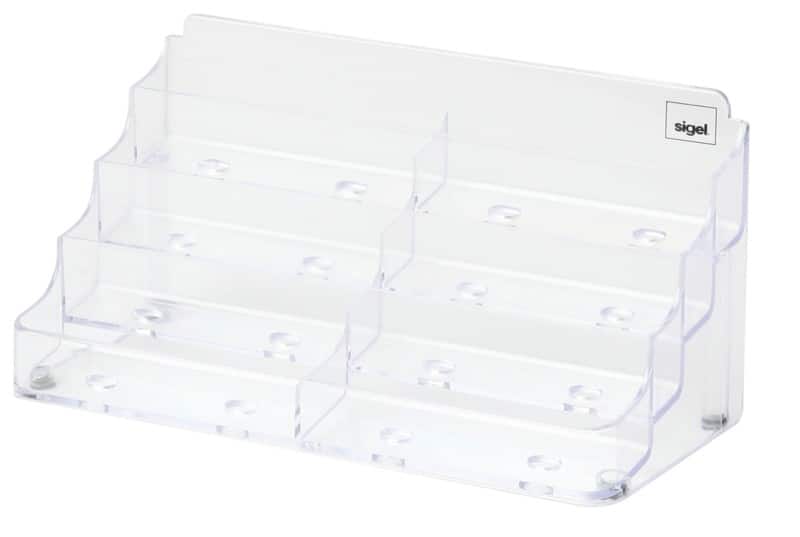 Sigel Visitekaarthouder Kunststof Transparant