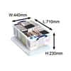 Really Useful Box Archiefboxen 50 L Transparant Plastic 71 x 23 x 44 cm