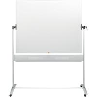Nobo Vrijstaand Magnetisch Mobiel Kantelbaar whiteboard Emaille 150 x 120 cm Wit