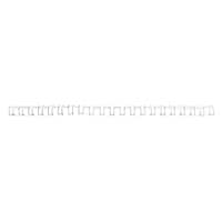 GBC Metalen Draadbindruggen Zilver 8 mm 70 Vel A4 21 Ringen100 Stuks