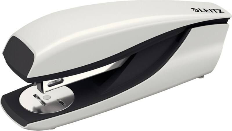 Leitz NeXXt Nietmachine 5502 Halve strip 30 Vellen Grijs 24/6, 26/6 Kunststof, metaal