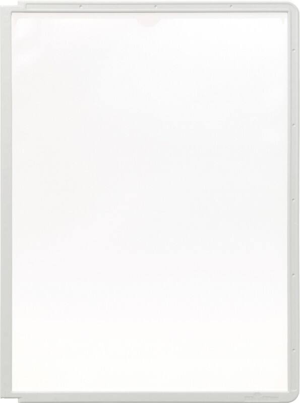 DURABLE Zichtpaneel 10 Panelen A4 PP (polypropeen) Grijs 5 Stuks