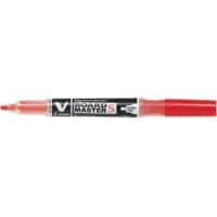 Pilot V-Board Master S Whiteboard-marker Rood Extra Fijn Ronde punt 1,3 mm 80% Gerecycled