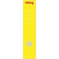 Viking Ordnerrugetiketten Speciaal lang Geel 10 Stuks 6 x 28,5 cm