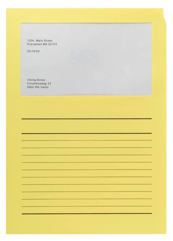 Elco Ordo Classico Sorteermap A4 Intens geel Papier 120 g/m² 100 Stuks