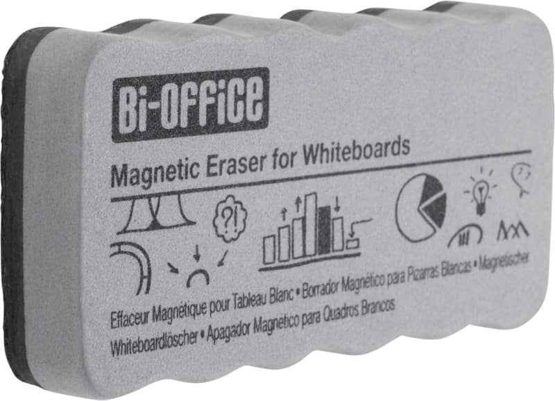 Bi-Office Whiteboardwisser Magnetisch 10,5 x 5,5 cm Grijs AA0105