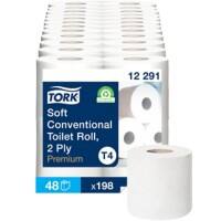 Tork Toiletpapier T4 Premium 2-laags 48 Rollen à 198 Vellen