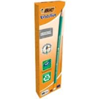 BIC Potlood met gum Ecolutions Evolution HB Grijs 12 Stuks