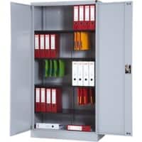 Realspace Kast Staal 4 Planken Afsluitbaar 920 x 420 x 1.950 mm Zilver