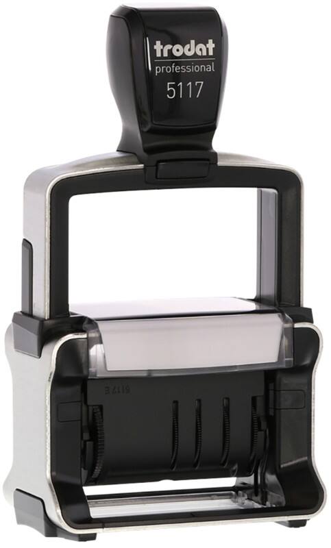 Trodat Professional 5117 Gepersonaliseerde stempel Blauw, Rood 9,3 x 5,2 x 15,3 cm Duitstalig