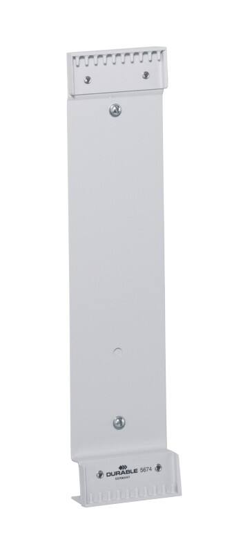 DURABLE A4 Zichtpanelensysteem Wandmontage Grijs 567410 7,3 x 32,2 cm 567410