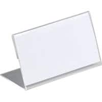 DURABLE Tafelnaambord 8055-19 Transparant Acryl 10 x 5,2 cm 10 Stuks