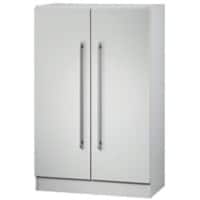 Hammerbacher Archiefkast Gemelamineerde spaanplaat, Kunststof 2 Planken 800 x 420 x 1.270 mm Grijs