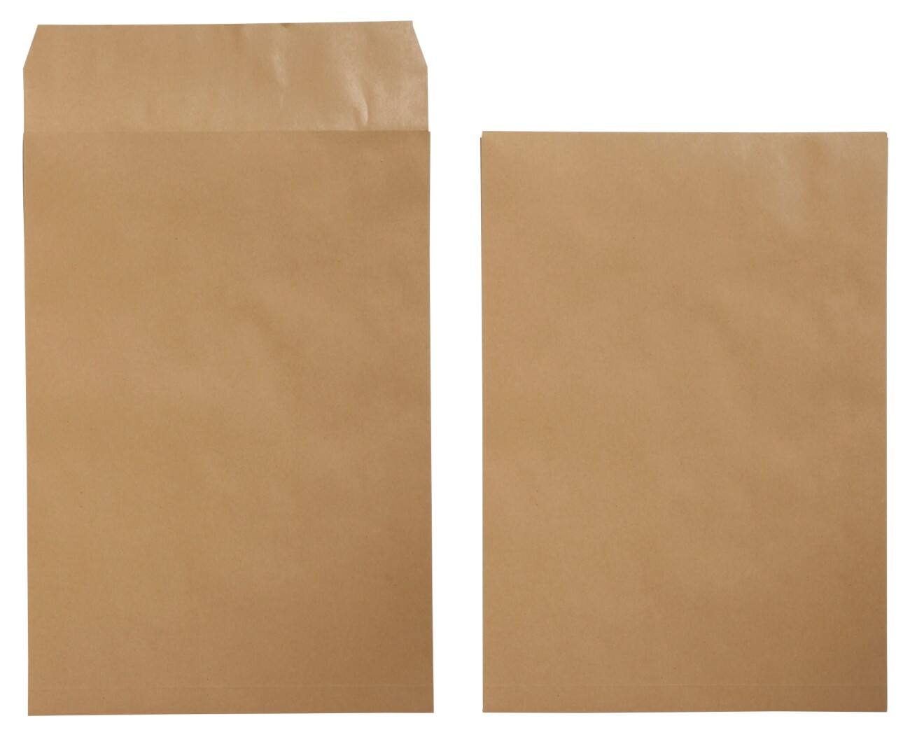 Office Depot Zak- enveloppen E4 120 g/m² Bruin Zonder Venster Kleefstrip 280 x 400 mm 25 Stuks