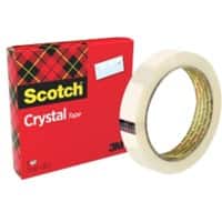 Scotch Crystal Clear Tape Plakband 19 mm x 66 m Transparant
