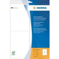 HERMA Adresetiketten 4434 A4 Wit 102 x 148 mm 20 Vellen à 4 Etiketten