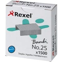 Rexel Bambi No.25 Nietjes ACCO5020 1500 Nietjes