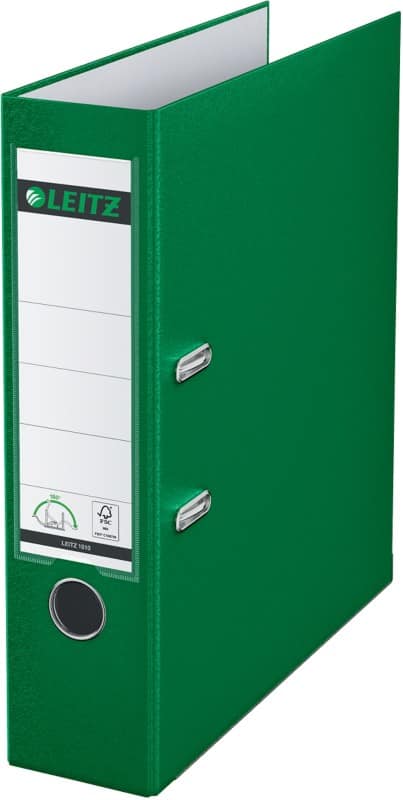 Leitz 180° Breed Ordner A4 82 mm Groen 2 Ringen 1010 Kunststof Glad Staand