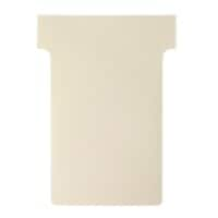 Nobo T-kaartjes Maat 2 Beige 6 x 8,5 cm 100 Stuks