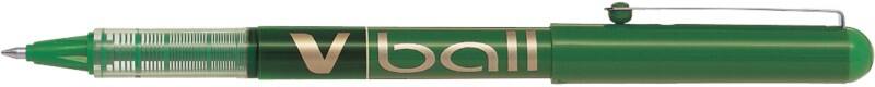 Pilot V-Ball Niet-intrekbaar Rollerballpen Groen 0,4 mm Medium Kegelvormig