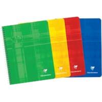 Clairefontaine Schrijfblok A5+ Gelinieerd Spiraal gebonden Gelamineerd karton Kleurenassortiment Niet geperforeerd 120 Pagina's