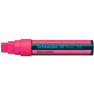 Schneider Maxx 260 Krijtmarker Beitelpunt 5-15 mm Roze