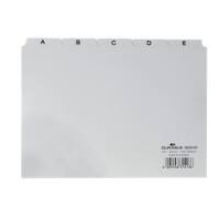 DURABLE 3660-02 Alfabetische tabbladindex Wit A6 Plastic 14,8 x 10,5 cm 25 Stuks