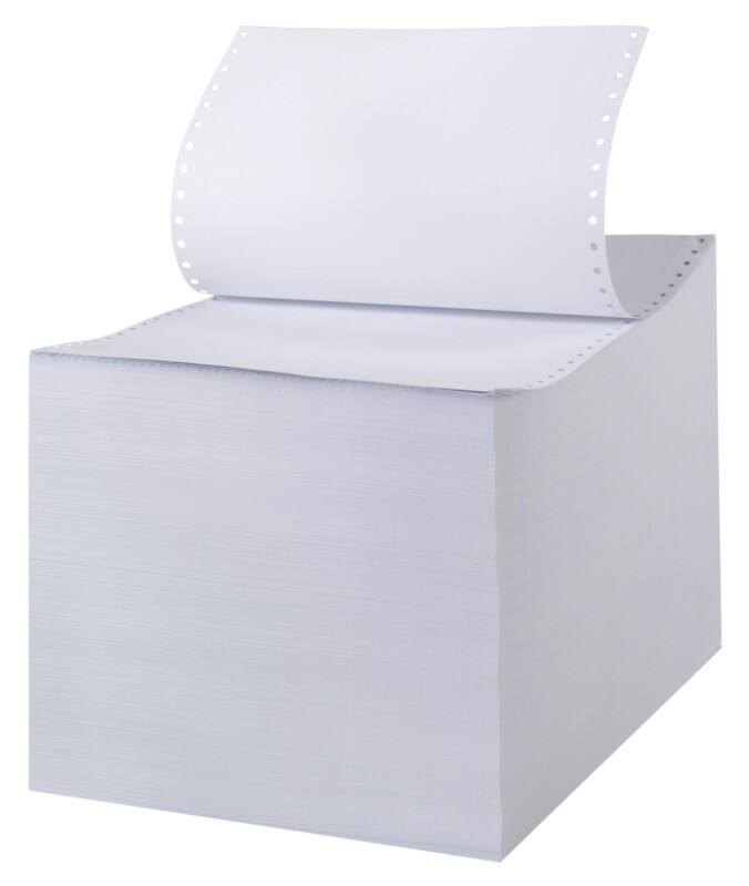 Viking Computer-kettingpapier A4 Geperforeerd 80 g/m² Wit  2000 Vellen