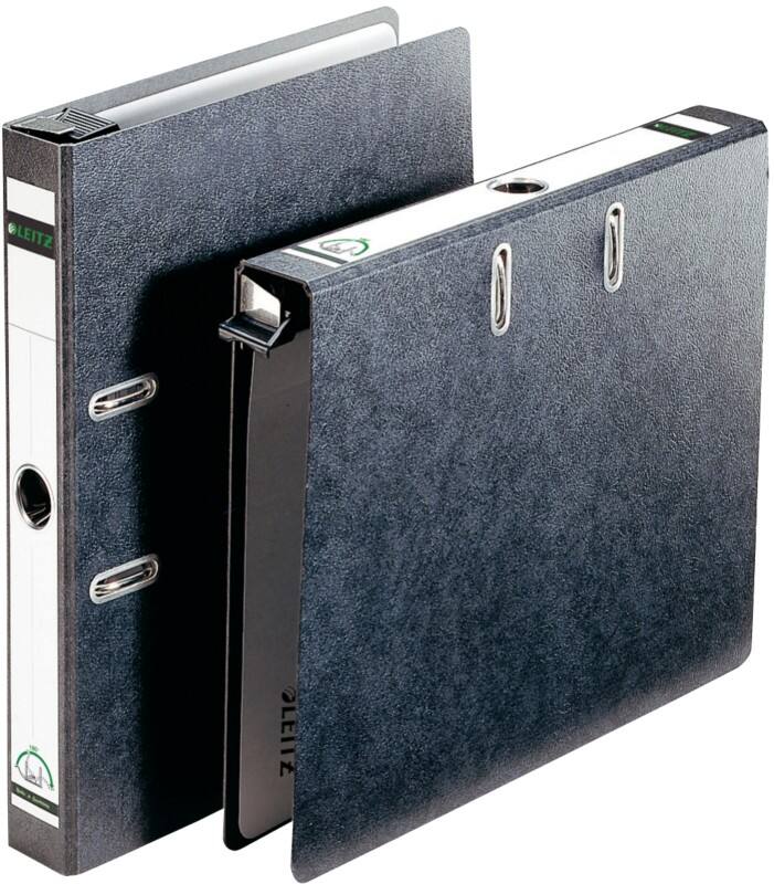 Leitz 180° Smal Ordner A4 50 mm Zwart 2 Ringen 1822 Hardboard Wolkenmarmer Staand Gerecycled