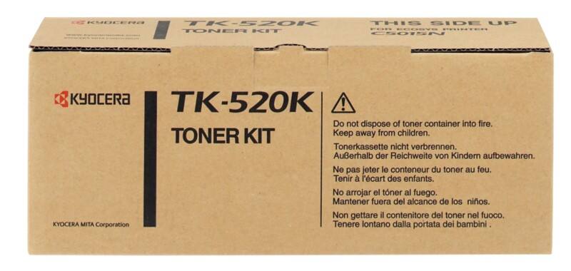 Kyocera TK-520K Origineel Tonercartridge Zwart