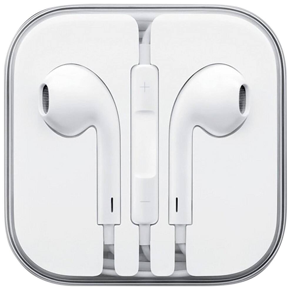 Apple Binaural Wired Stereo EarPods In-Ear 3.5mm Hoofdtelefoonplug met Microfoon Wit