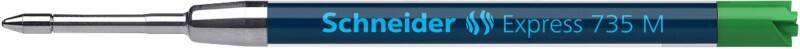 Schneider Express Balpen-navulling Medium Balpen Groen 735 10 Stuks