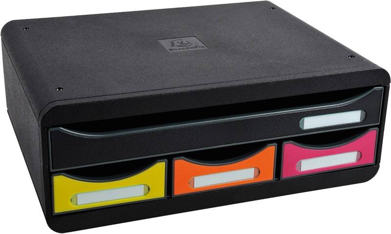 Exacompta Ladekastje Classic A4+ Zwart harlekijn 35,5 x 27 x 13,4 cm