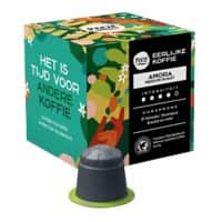 PEEZE Amora-Medium Roast cafeïnehoudende koffiecups Lungo Rainforest Alliance-gecertificeerd 10 stuks à 9 g