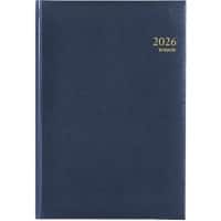Brepols Omega Lima Agenda 2026 A4 1 Week per 2 pagina's Duits, Engels, Frans, Italiaans, Nederlands, Spaans Blauw 0,030,1256,06,6,0