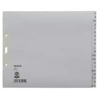 Leitz A - Z Alfabetische tabbladen Gerecycled A5 Grijs 20 tabs 100 g/m² Karton 3 Gaten 1200  