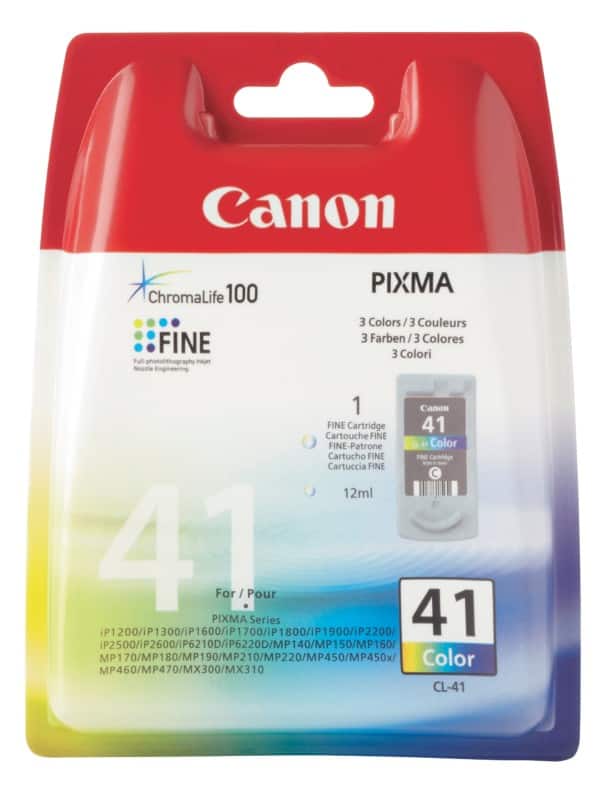 Canon CL-41 Origineel Inktcartridge Cyaan, magenta, geel