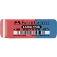 Faber-Castell Latex-free Gum Blauw, rood