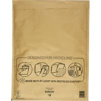 Mail Lite Luchtkussenenveloppen K/7 Goud Zonder Venster 350 (B) x 470 (H) mm Kleefstrip 79 g/m² 50 Stuks