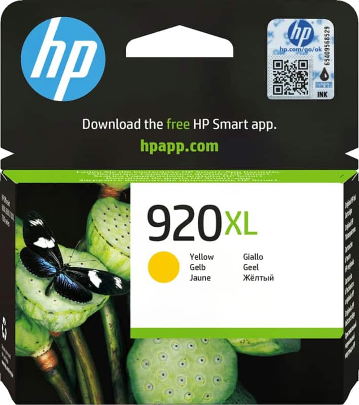 HP 920XL originele inktcartridge CD974AE geel