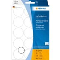 HERMA Multifunctionele Etiketten 2270 Wit Ø32 480 Etiketten per pak