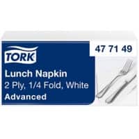 Tork Wegwerpservetten Wit 200 Stuks