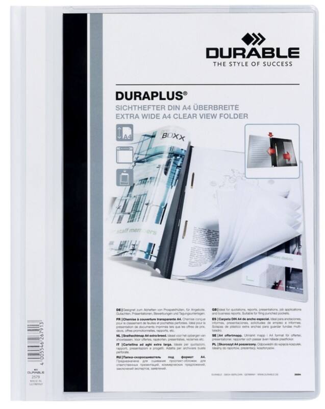 DURABLE DURAPLUS Snelhechter 100 Vellen A4+