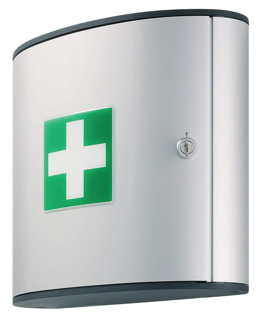DURABLE EHBO-kast M 197023 leeg Aluminium verbandkast