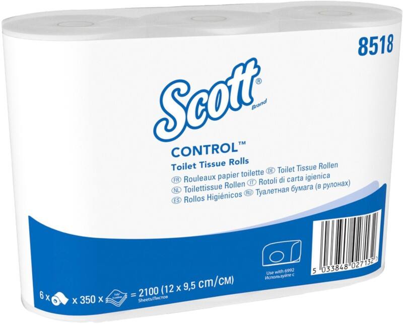 Scott Control Toiletpapier 3-laags 8518 6 Rollen à 350 Vellen
