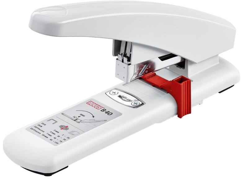 Novus NOVUS OFFICE Blokhechter B 40 Halve strip 100 Vellen Wit 23/6, 23/13 Kunststof, metaal