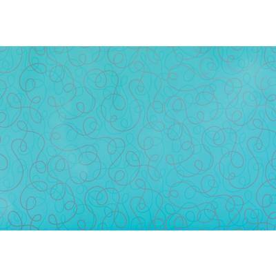 Cadeaupapier rol Turquoise 70 g/m² 500 mm x 20 m