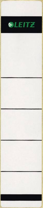 Leitz 1643-WI Zelfklevende rugetiketten A4 Grijs 10 Stuks 3,9 x 19,1 cm